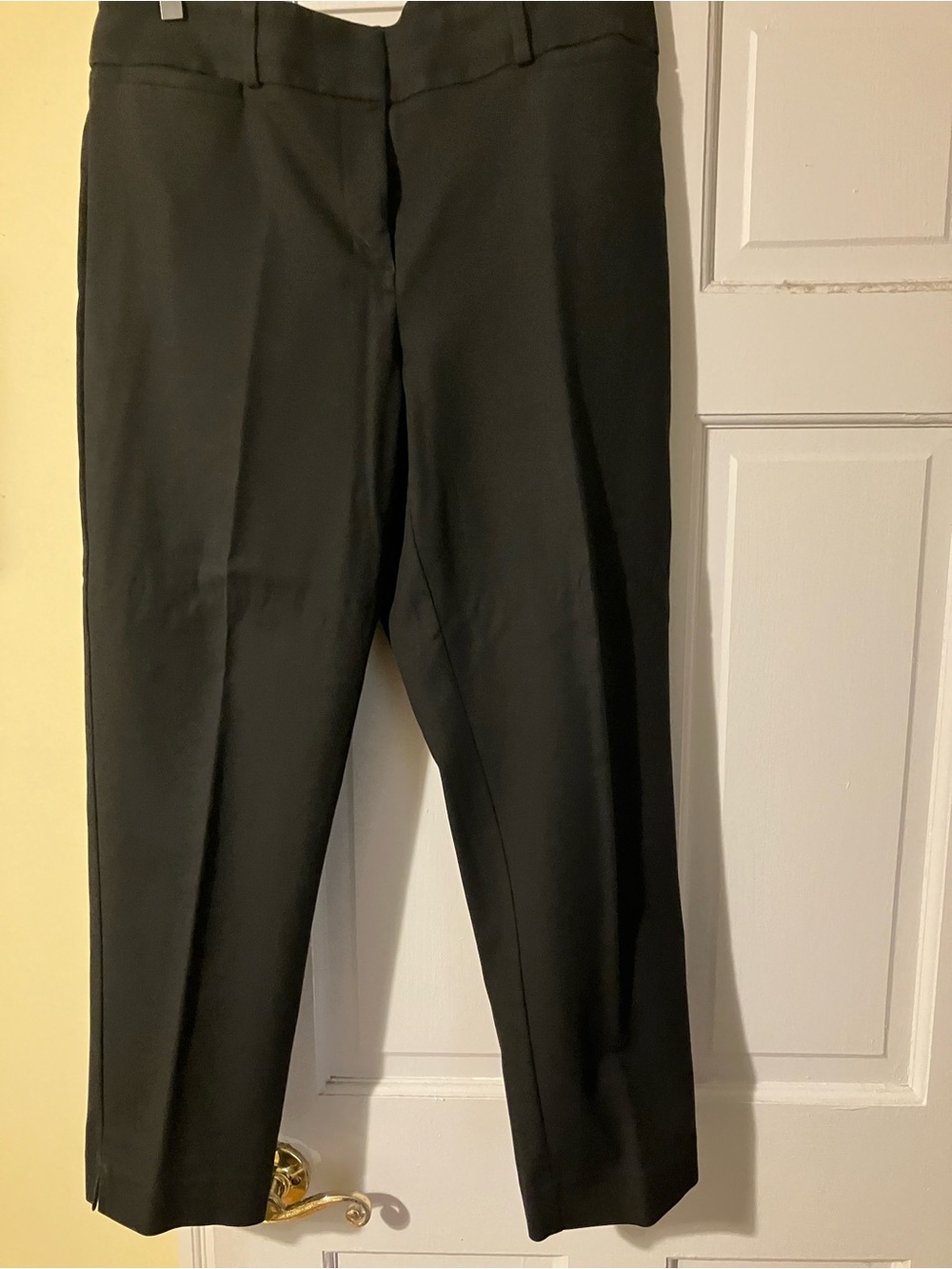 LOFT Black Cropped Dress Pants for Women